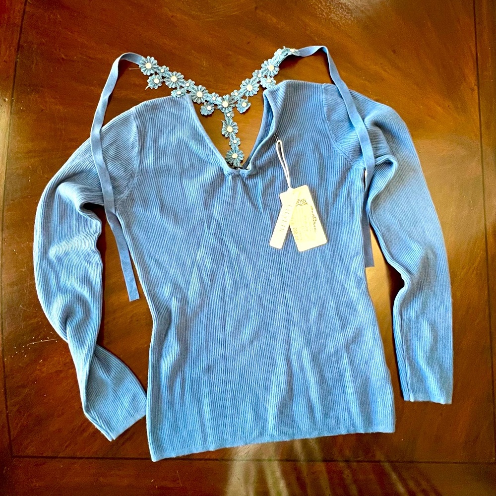 Blue sweater